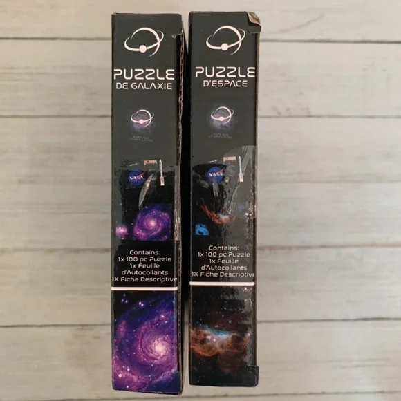 NASA Space Puzzles Galaxy Planets Star Milky Way Stickers Fact Sheets NEW Sealed - Picture 5 of 7